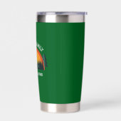 Individueller Familienurlaub Retro Mountain Tumble Thermobecher (Links)