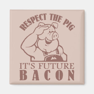 Individueller Farbmagnet von PIG BIS BACON Magnet