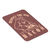 Individueller Farbmagnet von PIG BIS BACON Magnet (Rechte Seite)
