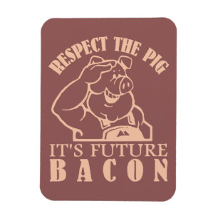 Individueller Farbmagnet von PIG BIS BACON Magnet