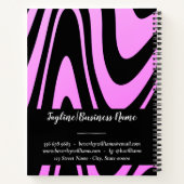 Individueller Firmenname Front Back Spiral Noteboo Notizblock (Rückseite)