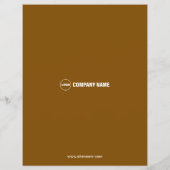 Individueller Flyer für private Koch (Hinten)