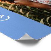 Individueller Foto-Text der Einsatzgruppe erstellt Poster (Ecke)