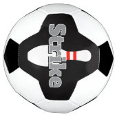 Individueller Fußball mit Bowling-Pin-Druck (Gedreht)