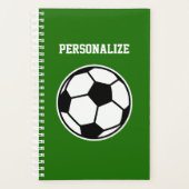 Individueller Fußballspieler und Coach-Spiralplane Planer (Vorderseite)