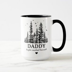Individueller Geschenkbaum zum Vatertag mit Kinder Tasse
