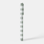 Individueller Gingham-Handyhülle-Geschenk für Mama iPhone Hülle (Rechte Seite)