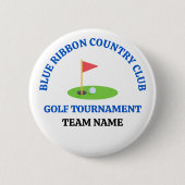 Individueller Golfplatz oder Country Club Button (Vorderseite)