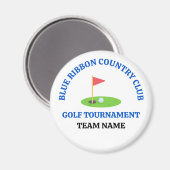 Individueller Golfplatz oder Country Club Magnet (Vorderseite/Rückseite)