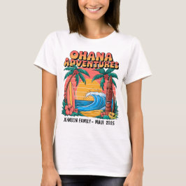 Individueller hawaiianischer Familienurlaub T - Sh T-Shirt