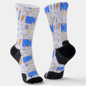 Individueller Hochleistungs-Athletic-Crew-Sock Socken (Gewinkelt)