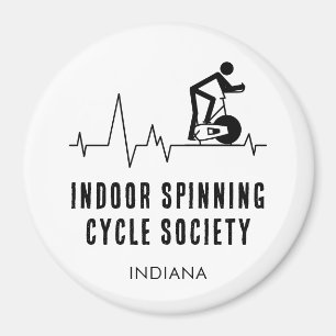 Individueller Indoor Spinning Cycle Society Heartb Magnet