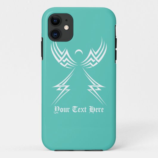 Individueller iPhone-Fall für Tribal Angel Case-Mate iPhone Hülle (Rückseite)