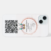 individueller iPhone-Logo-QR-Code iPhone Hülle (Rückseite (Horizontal))
