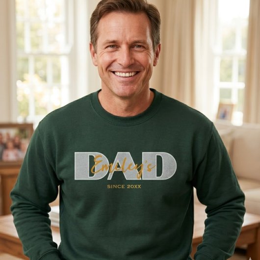 Individueller Kindername Vatertag Sweatshirt
