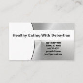 Individueller Koch - kundenspezifischer QR-Code fü Visitenkarte (Rückseite)