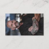 Individueller Koch - kundenspezifischer QR-Code fü Visitenkarte (Rückseite)