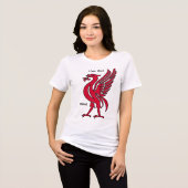 Individueller Liver Bird YNWA Tri-Blend Shirt (Vorderseite voll)
