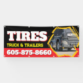 Individueller LKW-Stopp-Trittspeicher Banner (Horizontal)