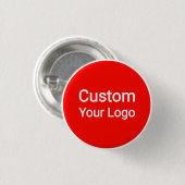 Individueller Logo-Button | Personalisierte Geschä Button (Vorne & Hinten)