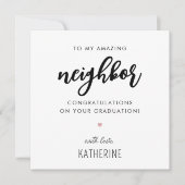 Individueller moderner und Niedlicher nachbarschaf Karte (Vorderseite)