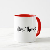 Individueller Mug unterrichten Tasse (VorderseiteRechts)