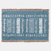 Individueller Name CHRISTOPHER oder IRGENDEIN Decke (Vorderseite)