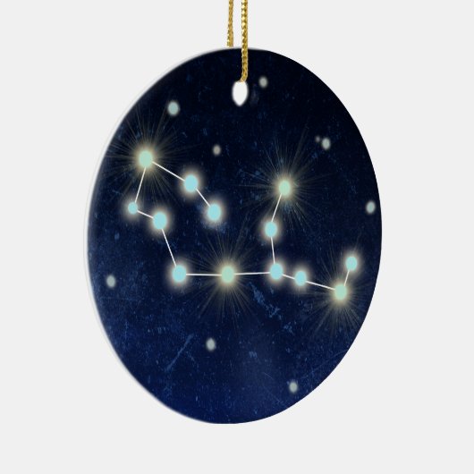 Individueller Name der Jungfrau-Konstellations-| Keramikornament (Rechts)