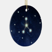 Individueller Name der Krebs-Konstellations-| Keramik Ornament (Rechts)