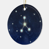 Individueller Name der Krebs-Konstellations-| Keramik Ornament (Links)