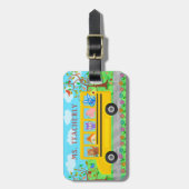 Individueller Name der Lehrer-oder Gepäckanhänger (Vorderseite vertikal)