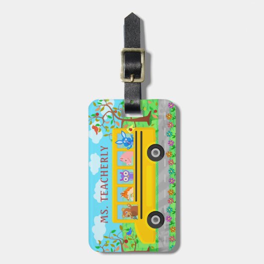 Individueller Name der Lehrer-oder Gepäckanhänger (Vorderseite vertikal)