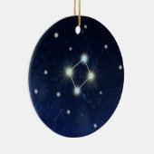 Individueller Name der Waage-Konstellations-| Keramik Ornament (Rechts)