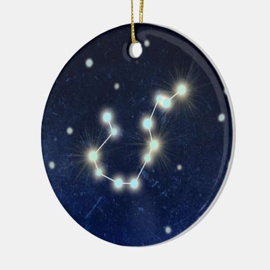 Individueller Name der Wassermann-Konstellations-| Keramik Ornament (Links)