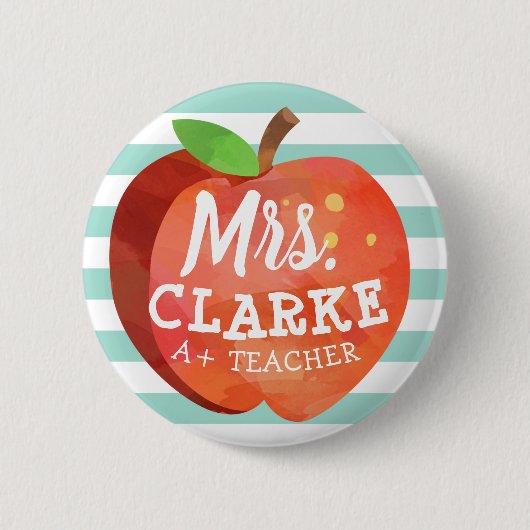 Individueller Name des Apples | des Lehrers Button (Vorderseite)
