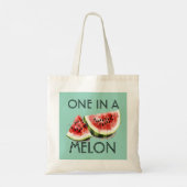 Individueller Name EINS IN EINER MELONE Sommer-Vib Tragetasche (Rückseite)