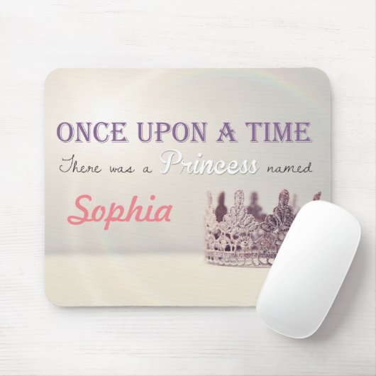 Individueller Name "einst" Prinzessin Crown Mousepad (Mit Mouse)