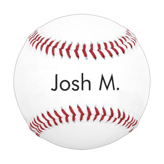 Individueller Name für Kinder-Baseballmannschaft Baseball (Vorderseite)