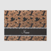 Individueller Name gebrannte Seidenpapier (Vorderseite)