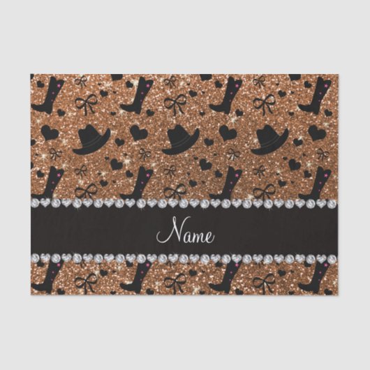 Individueller Name gebrannte Seidenpapier (Vorderseite)