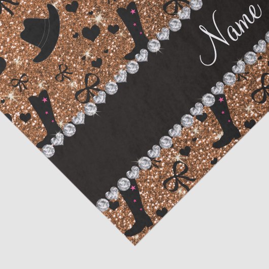 Individueller Name gebrannte Seidenpapier (Ausschnitt)