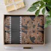 Individueller Name gebrannte Seidenpapier (Geschenk)