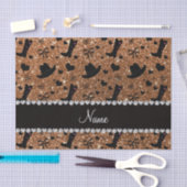 Individueller Name gebrannte Seidenpapier (Handwerk)