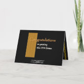 INDIVIDUELLER NAME Glückwünsche - CPA Prüfung Karte (Rückseite)