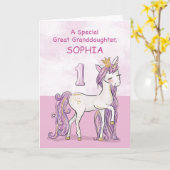 Individueller Name groß - Enkelin 1. Karte (Gelbe Blume)