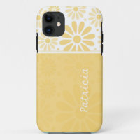 Individueller Name iPhone 5 Fall - gelbes