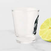 Individueller Name "Kampf das tote" Schnapsglas (Links)