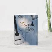 Individueller Name Kimberly - Gitarre danken Ihnen Dankeskarte (Vorderseite)