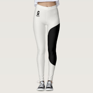 Individueller Name Moderne Neutrale Süße Schwarze Leggings