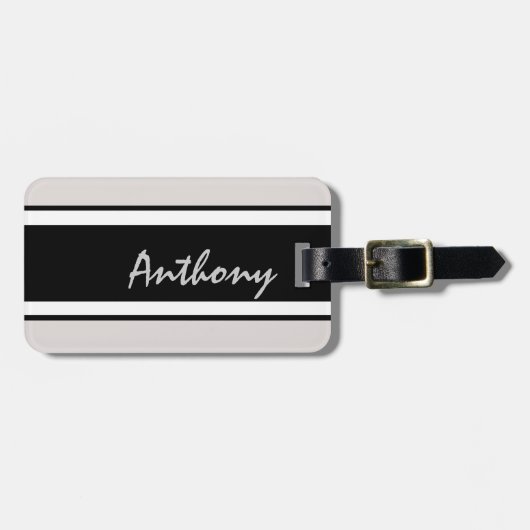 individueller Name, personalisierte Umbauten für Gepäckanhänger (Vorderseite horizontal)